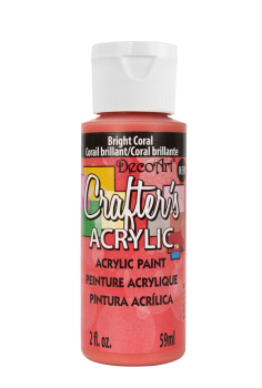 DECO ART BRIGHT CORAL 137 59ml CRAFTERS ACRYLIC
