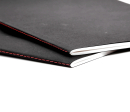C&D A4 SOFT SKETCH BOOK 20 SHEETS WHITE PAPER BLACK COVER