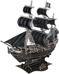 3D BLACKBEARD'S PIRATE SHIP PUZZLE
