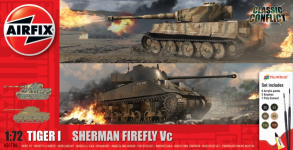 AIRFIX A50186 CLASSIC CONFLICT TIGER 1 VS SHERMAN FIREFLY