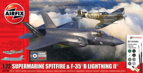 AIRFIX A50190 SPITFIRE MK.VC & F-35B LIGHTNING II'THEN & NOW'