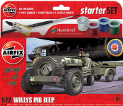 AIRFIX A55117A WILLYS MB JEEP HANGING GIFT SET