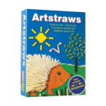 ARTSTRAWS - BLUE BOX SHORT 220 STRAWS ASSORTED COLOURS