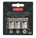DERWENT REPLACEMENT SHARPENERS TWIN HOLE 2302353