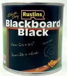 RUSTINS QUICK DRY BLACKBOARD PAINT - 250ml