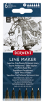 LINE MAKER BLACK WALLET 6 BY DERWENT 2305559