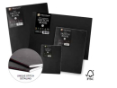 A5 LANDSCAPE SOFT SKETCH BOOK 20 SH WHITE PAPER BLACK COVER