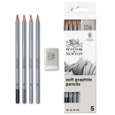 WN STUDIO COLLECTION 4 SOFT GRAPHITE WITH ERASER 0490004