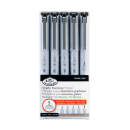 R&L FINELINER GRAPHIC MARKERS ILLUSTRATION 5PC MARK-2501