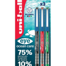 UNI UB-157ROP 3PC BLK/RED/GRN BLISTER EYE OCEAN CARE ROP 0.7