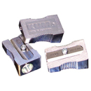 SINGLE HOLE METAL PENCIL SHARPENER WEDGE KUM