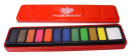 RED WATERCOLOUR TIN - 12 WHOLE PANS(BRUSH NOT INCLUDED) Z1000